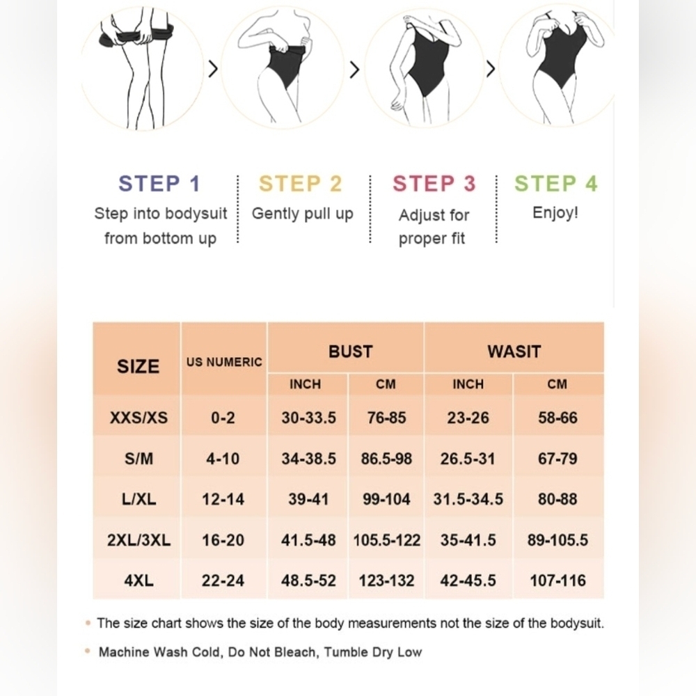 SHAPERX Tummy Control Shapewear djustable Straps Seamless Thong Body Shaper #753 - Picture 5 of 10